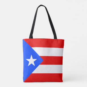 Puerto Rico Flag Tote Bag