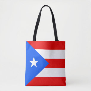 Puerto Rico Flag Tote Bag