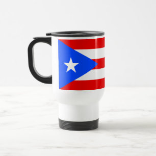 Puerto Rico Flag Travel Mug