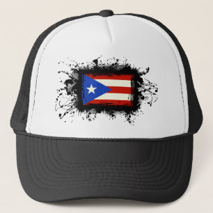 Puerto Rico Flag Trucker Hat