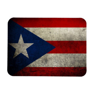 Puerto Rico Flag Vintage Custom Magnet