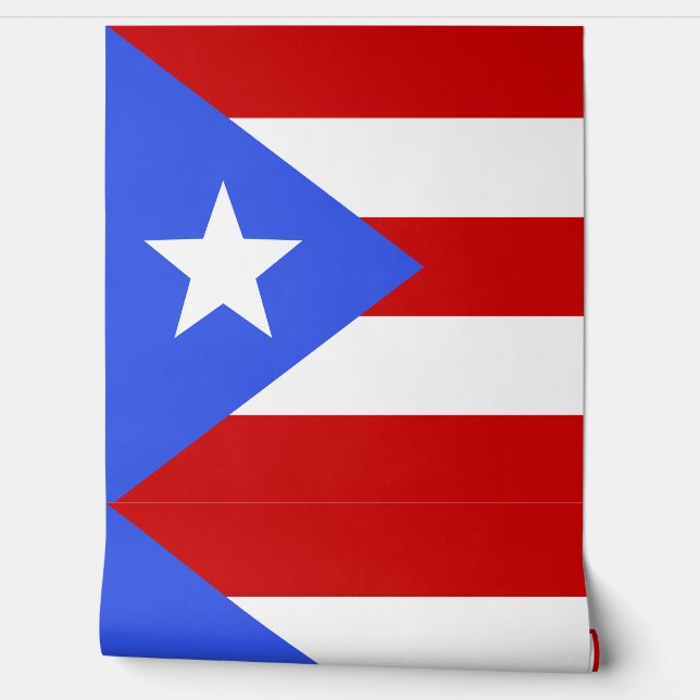 Puerto Rico flag Wallpaper (Unrolling)