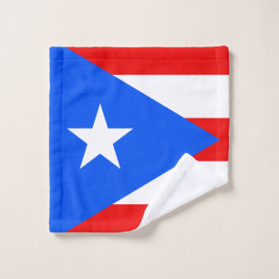 Puerto Rico Flag Wash Cloth