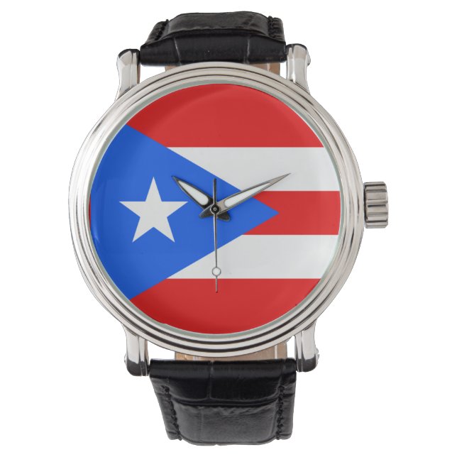 Puerto Rico Flag Watch (Front)