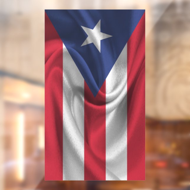 Puerto Rico Flag Window Cling (Sheet 2)