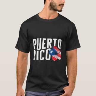 Puerto Rico Floral Flag Tee Puerto Rico Vacation S