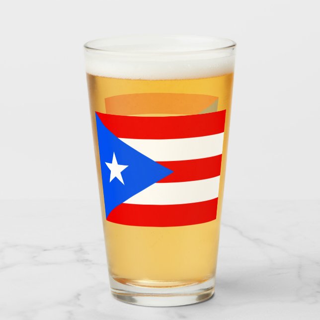 Puerto Rico Glass (Front Filled)