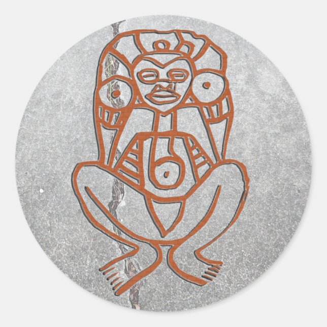 Puerto Rico - goddess Classic Round Sticker (Front)