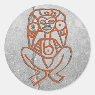 Puerto Rico - goddess Classic Round Sticker