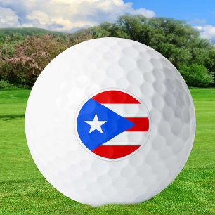 Puerto Rico Golf Balls, Flag Golfers / Patriots Balls
