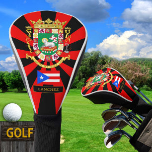 Puerto Rico Golf & Puerto Rican Flag / Patriots Head Cover