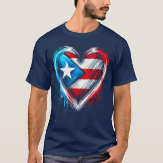 Puerto Rico Heart Puerto Rican Flag boy T-Shirt