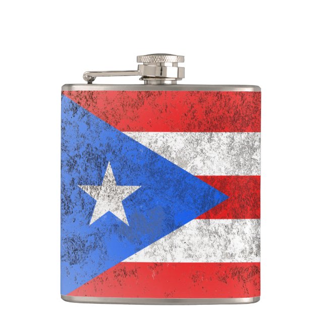 Puerto Rico Hip Flask (Front)