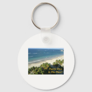 Puerto Rico Is The Place Key Ring