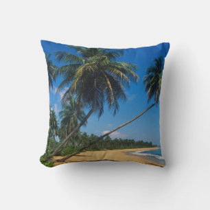 Puerto Rico, Isla Verde, palm trees Cushion