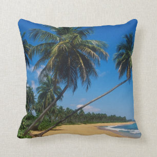 Puerto Rico, Isla Verde, palm trees Cushion
