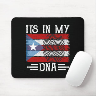 PUERTO RICO ITS IN MY DNA FLAG MOUSE MAT