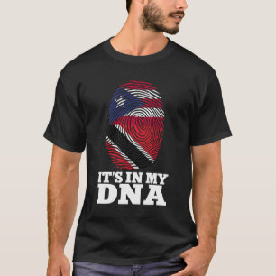 Puerto Rico It'S In My Dna Flag Trinidad And Tobag T-Shirt