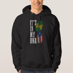 Puerto Rico Jamaica Its In My Dna Pride Puerto Ric Hoodie