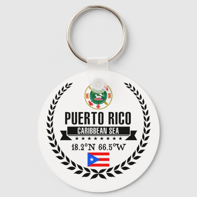 Puerto Rico Key Ring (Front)