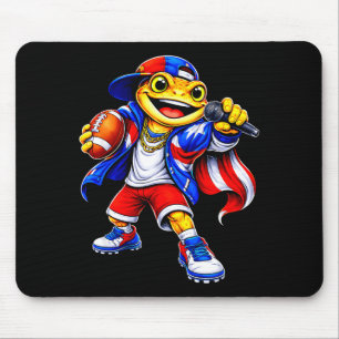 Puerto rico kids girl flag music coqui frog funny mouse mat