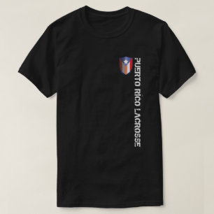 Puerto Rico Lacrosse Crest LONG VIEW T-Shirt