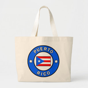 Puerto Rico Large Tote Bag