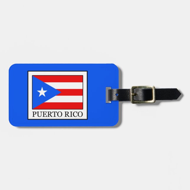 Puerto Rico Luggage Tag (Front Horizontal)