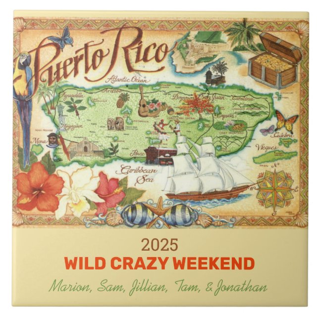 Puerto Rico Memory Tile (Front)