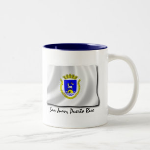 Puerto Rico Mug: San Juan Two-Tone Coffee Mug