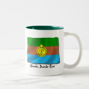 Puerto Rico Mug: Utuado Two-Tone Coffee Mug