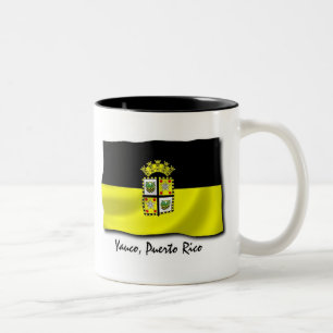 Puerto Rico Mug: Yauco Two-Tone Coffee Mug