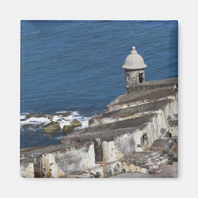 Puerto Rico, Old San Juan, section of El Morro Magnet (Front)