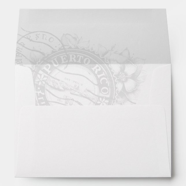 Puerto Rico Passport  Envelope (Back (Bottom))