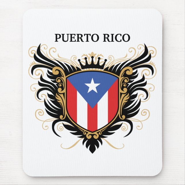Puerto Rico [personalise] Mouse Mat (Front)