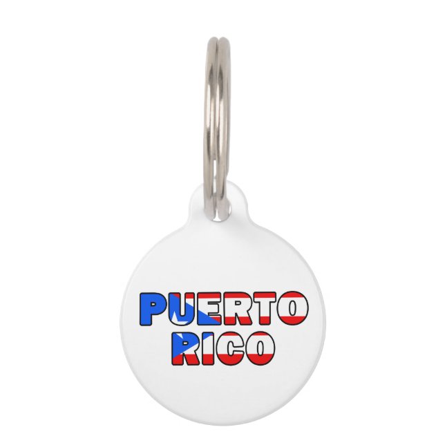 Puerto Rico Pet Tag (Front)