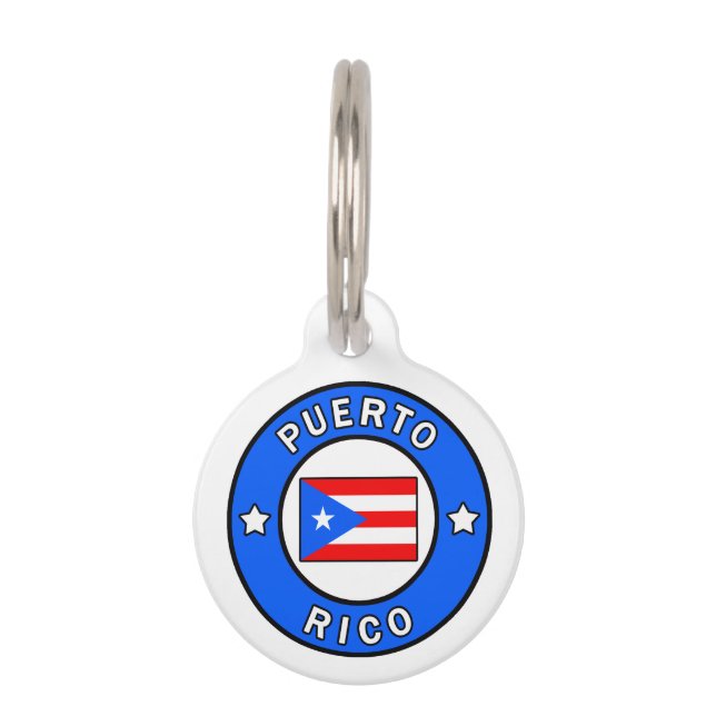 Puerto Rico Pet Tag (Front)