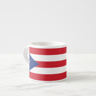 Puerto Rico Plain Flag Espresso Cup