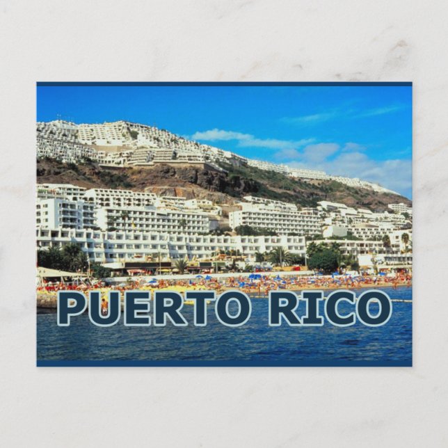 Puerto Rico Postcard (Front)