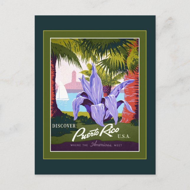 Puerto Rico Postcard (Front)