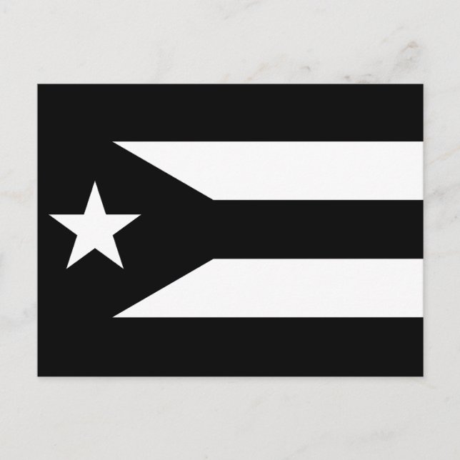 Puerto Rico Protest Flag Postcard (Front)