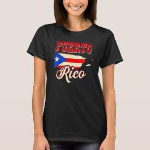 Puerto Rico Puerto Rican Flag Love Fan 1 T-Shirt