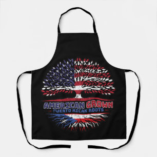 Puerto Rico Puerto Rican US American USA United Apron