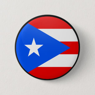 Puerto Rico quality Flag Circle 6 Cm Round Badge