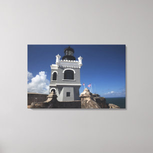 Puerto Rico, San Juan, Old San Juan, El Morro Canvas Print
