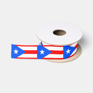 Puerto Rico Satin Ribbon