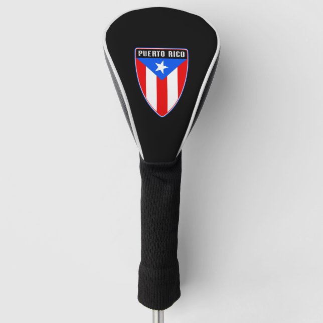 Puerto Rico Shield Golf Head Cover (Front)
