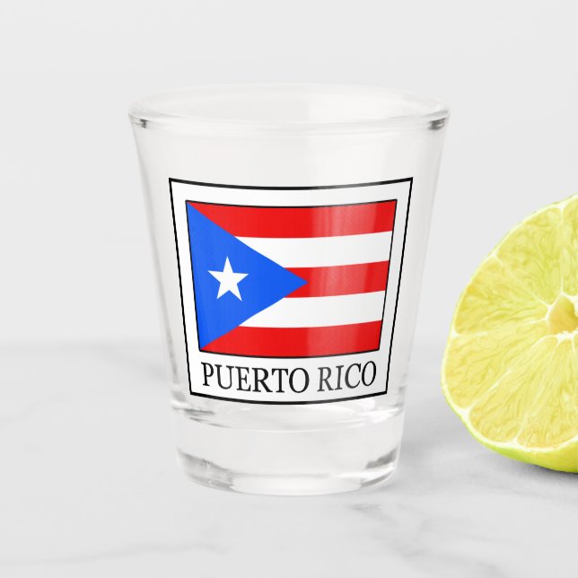 Puerto Rico Shot Glass (Front)