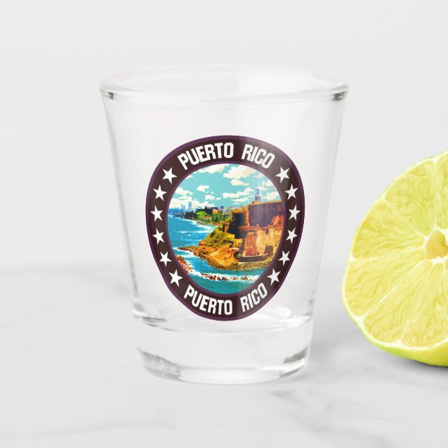 Puerto Rico                                        Shot Glass (Front)