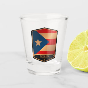 Puerto Rico Shot Glass